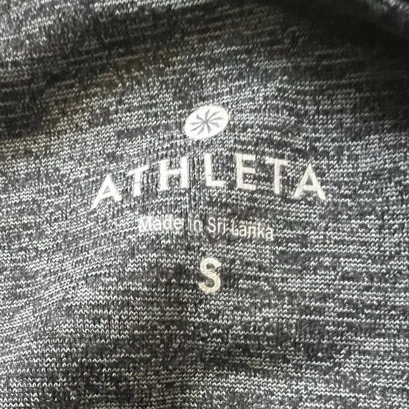 Athleta Quest Criss Cross‎ Grey Marl Chaturanga Capri Small - Picture 8 of 8